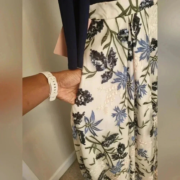 Anthropologie BHLDN Gianni Floral Embroidered Lace Dress(10)NWT - Picture 11 of 16